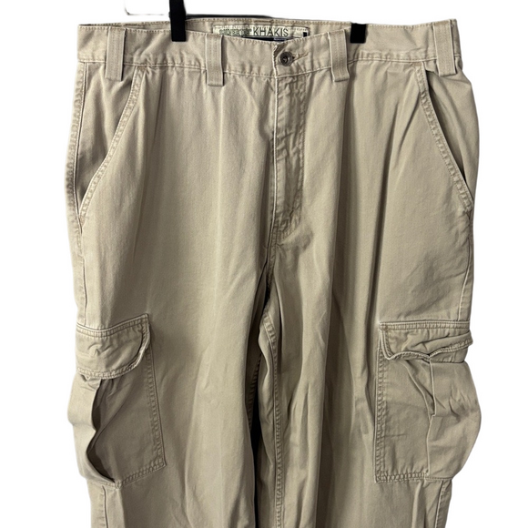 Levi's Vintage 1999 Men’s Silvertab Khaki Baggy Cargo Pants size 36x30 - Picture 2 of 7